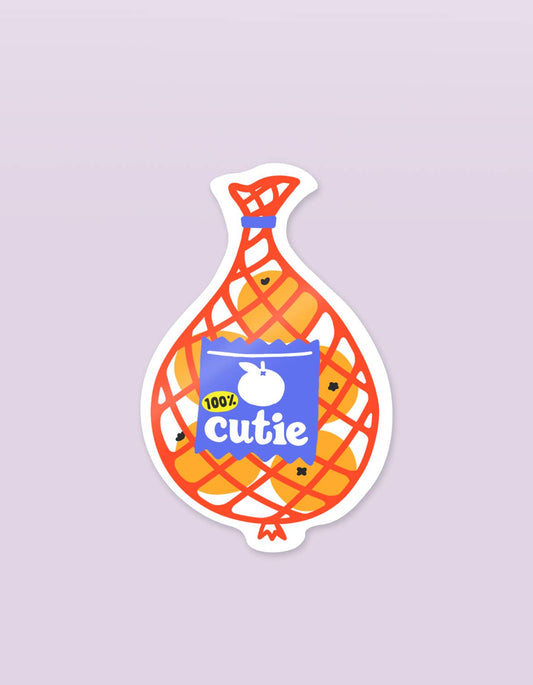 Cutie Mandarins Die Cut Sticker
