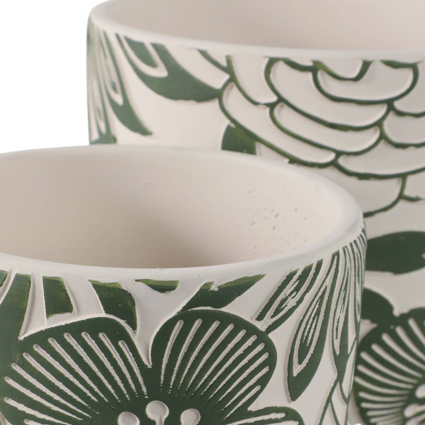 Ceramic Floral Power Planters