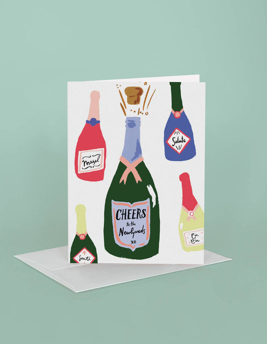 Newlywed Cheers Greeting Card