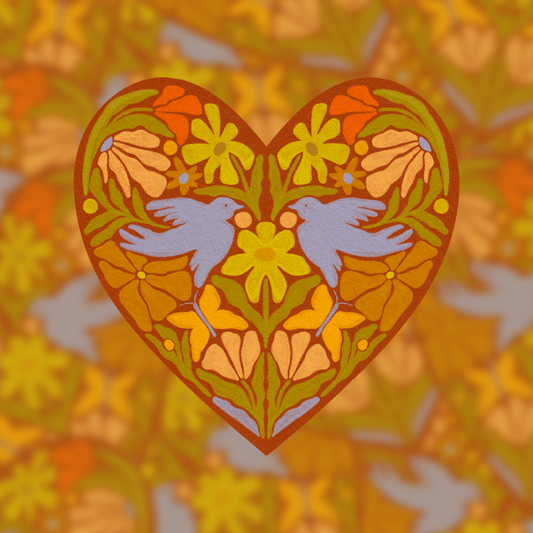 Lovebirds - Vinyl Sticker