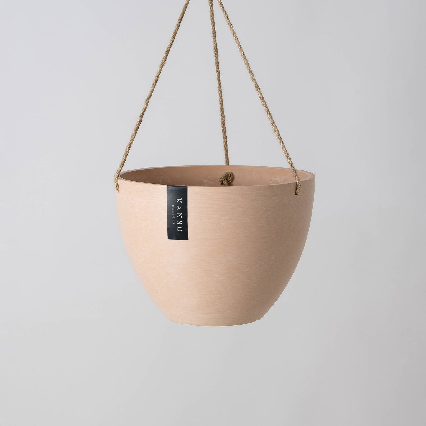 8" | 12" Signature Stone Hanging Planter Pot | 4 Colorways