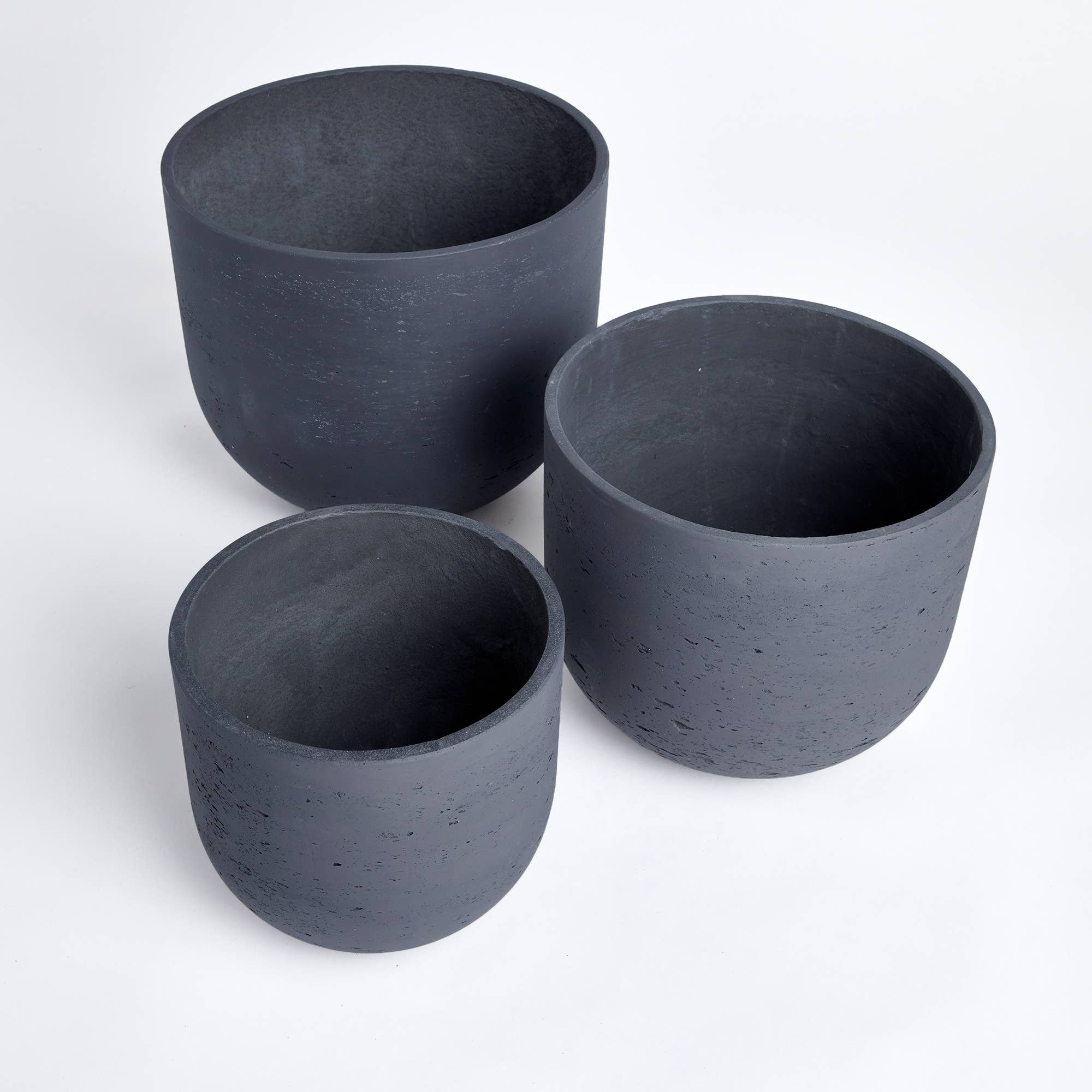 Concretelite Terranea Pots, Black