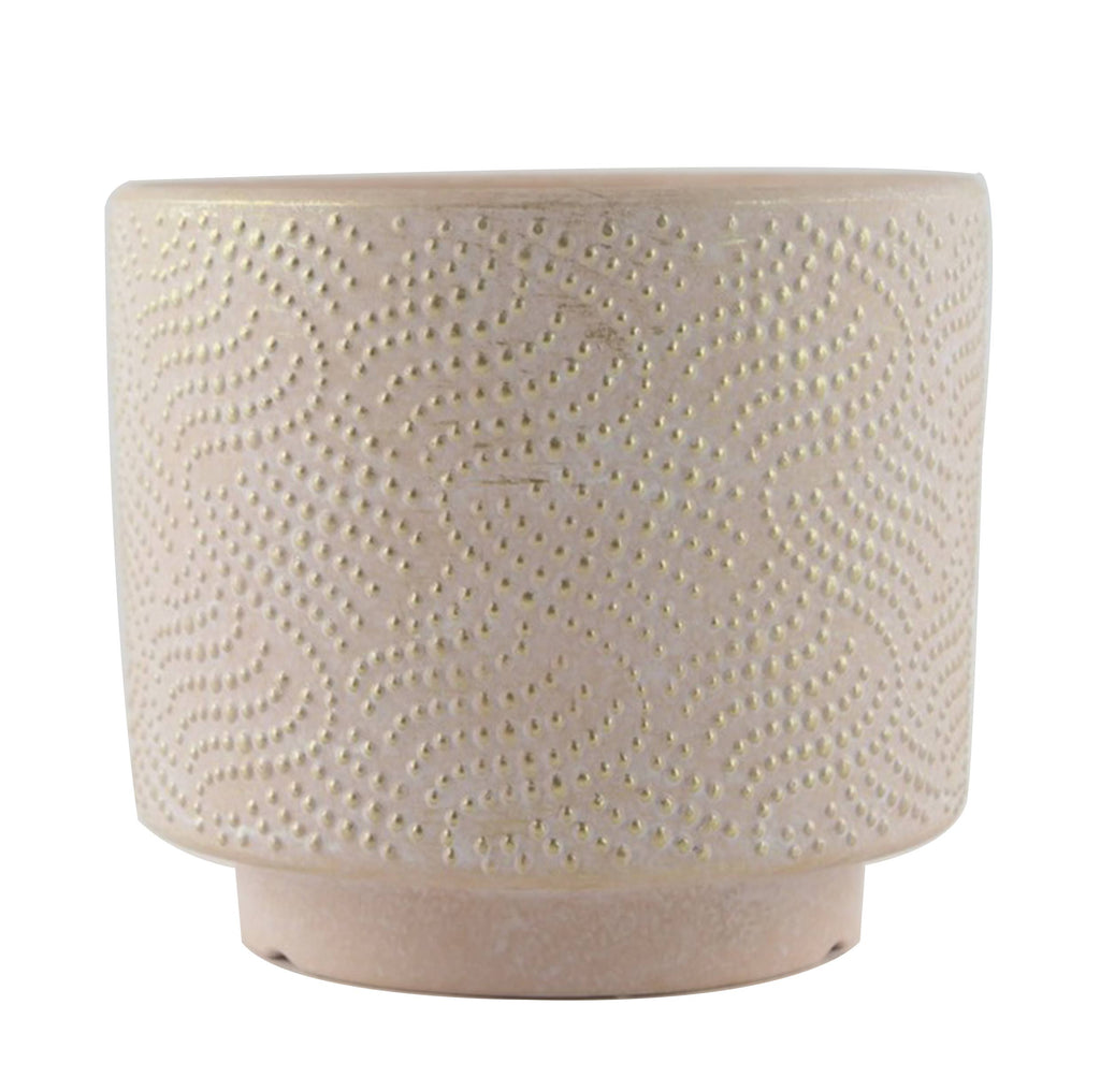 BEADED ELEGANCE PLANTER, 5.51" NESTED WITH 80301