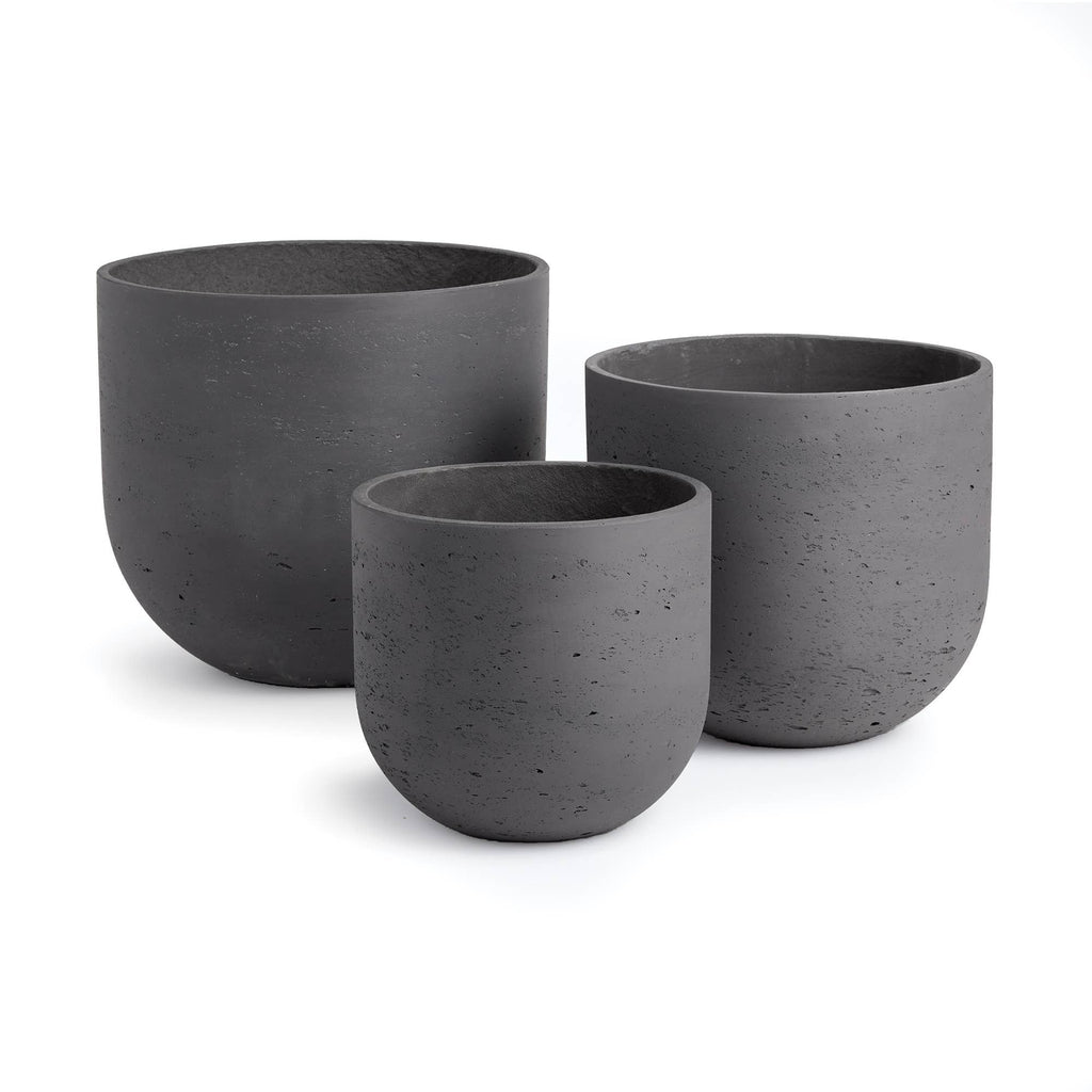 Concretelite Terranea Pots, Black