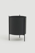 Large Black Botanic Plant Pot with Stand
