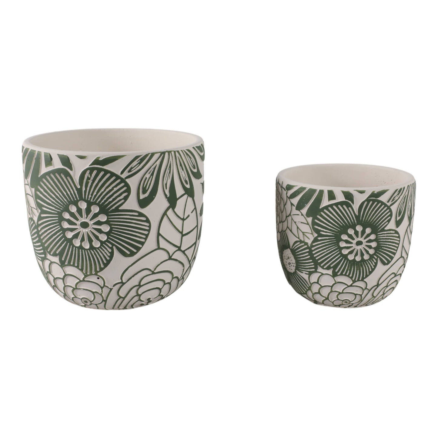 Ceramic Floral Power Planters