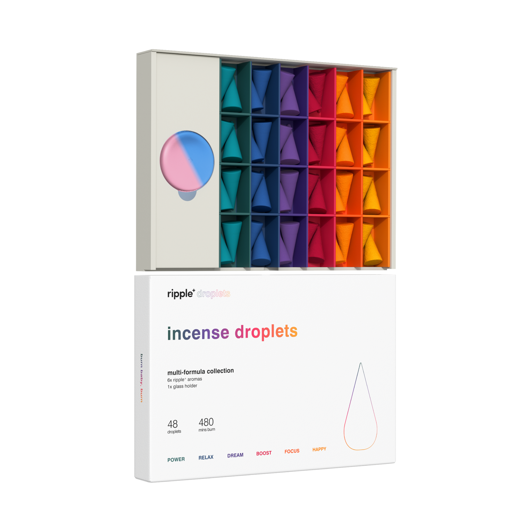 Ripple⁺ Incense Droplets Variety Pack – 48 Droplets