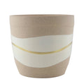 ORGANIC STRIPE PLANTER, 6.69" NESTED WITH 80291