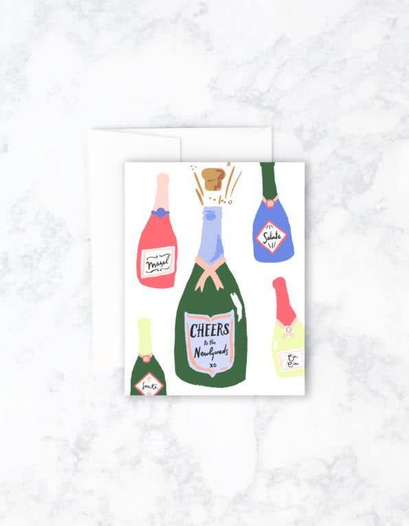 Newlywed Cheers Greeting Card