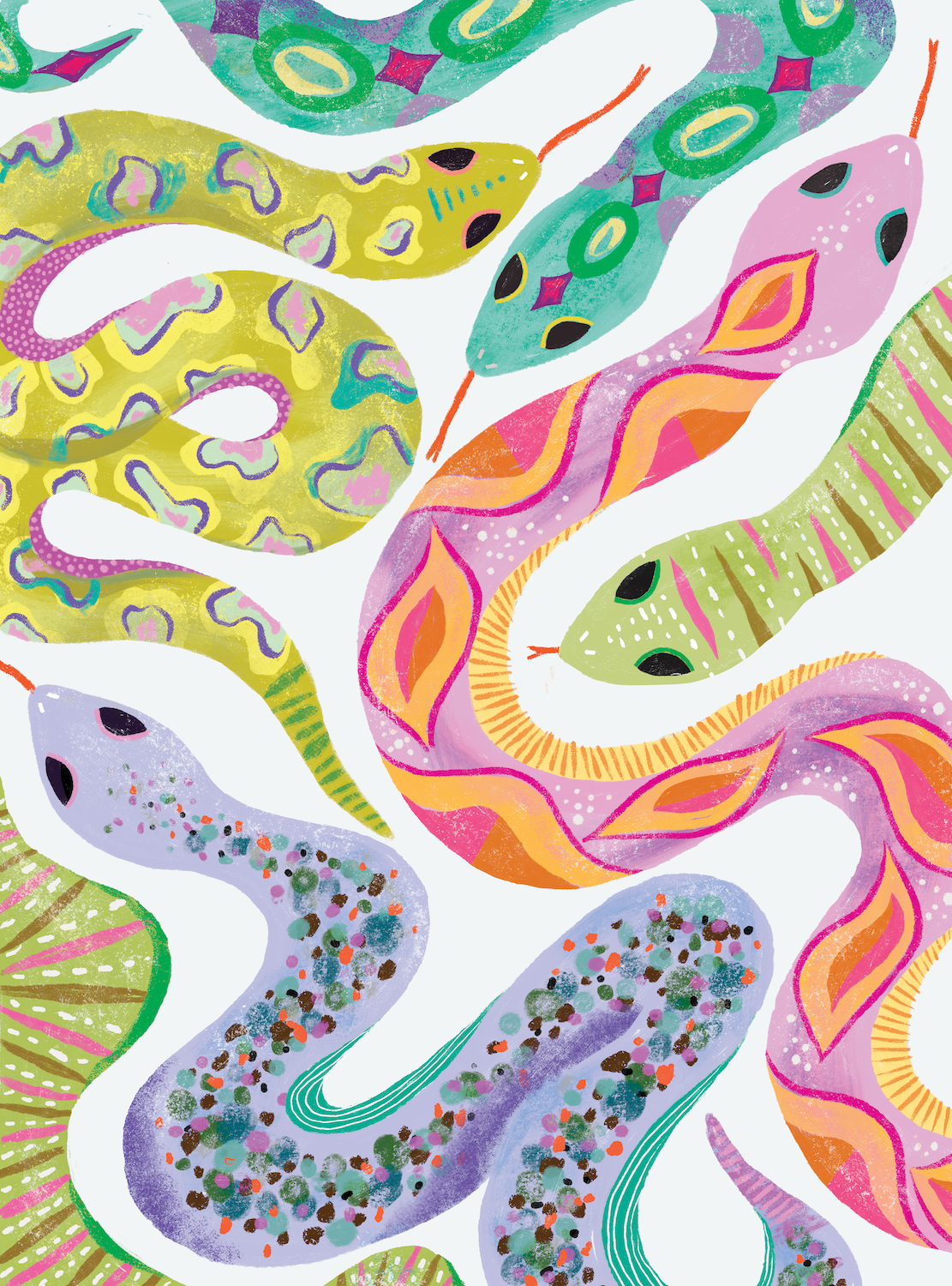 Slithering Snakes 1000 Piece Puzzle