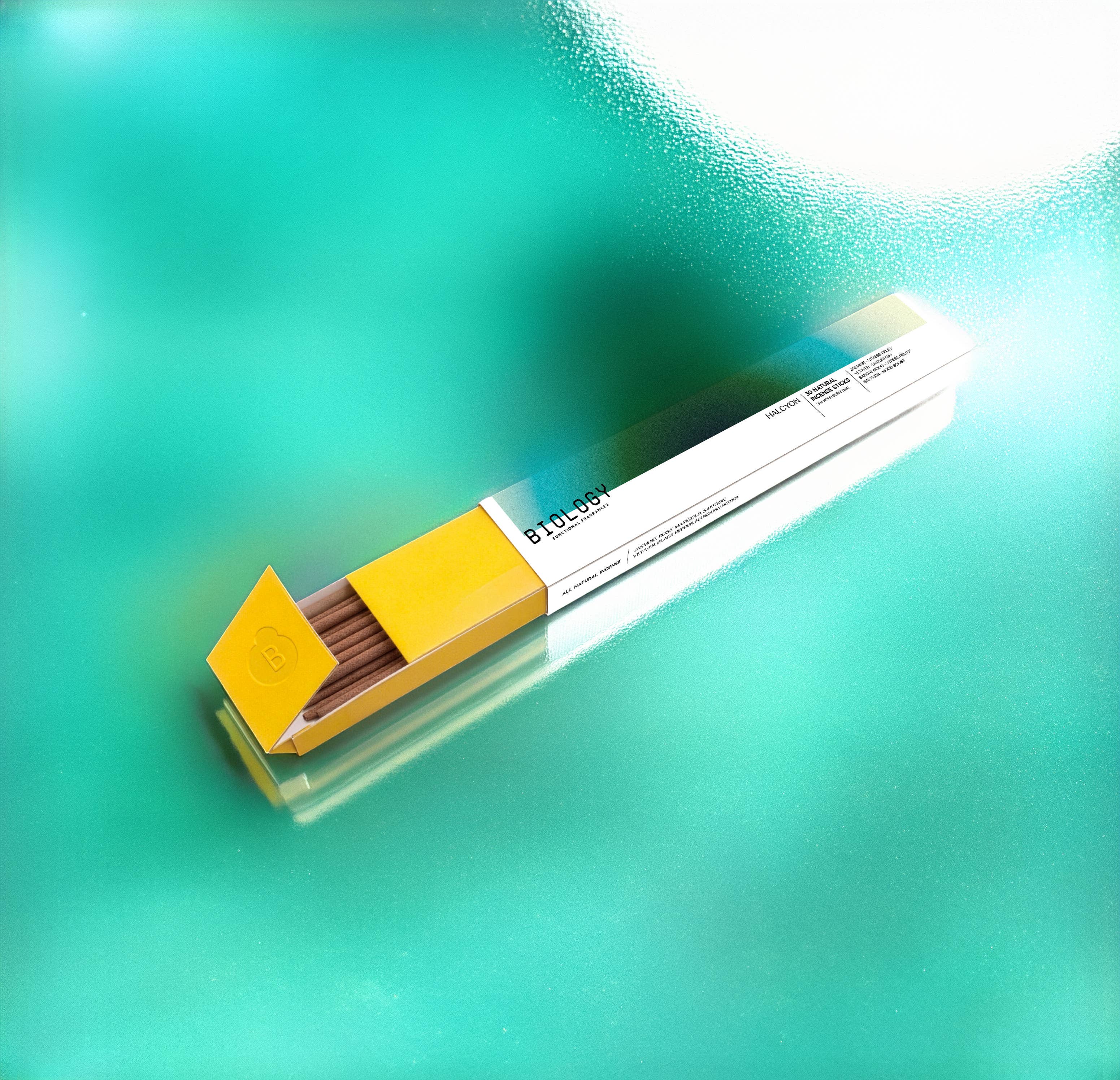HALCYON | Jasmine, Sandalwood, Saffron | Natural Incense