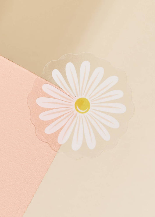 Daisy Transparent Sticker