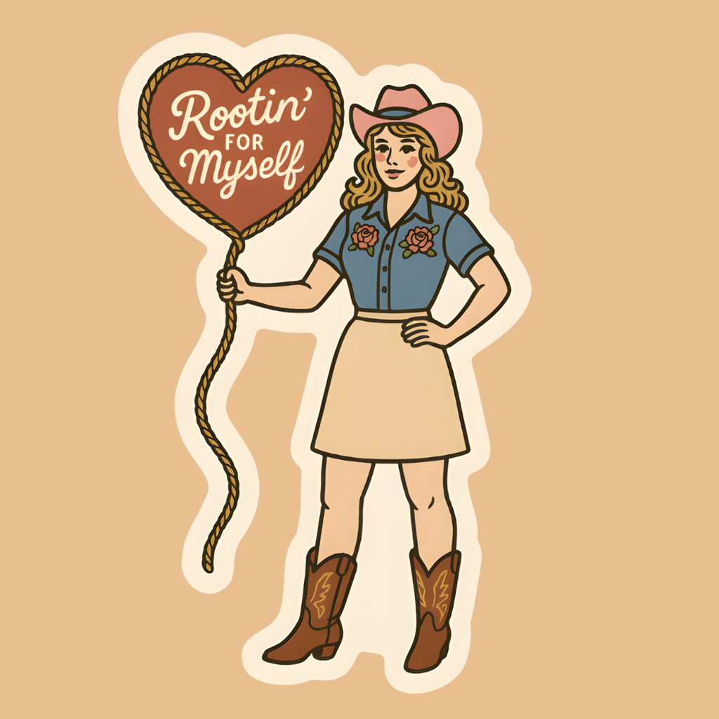Rootin' for Myself Sticker 