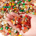 Mixed Crystal Pebbles, Polished River Rocks Decorative Rocks