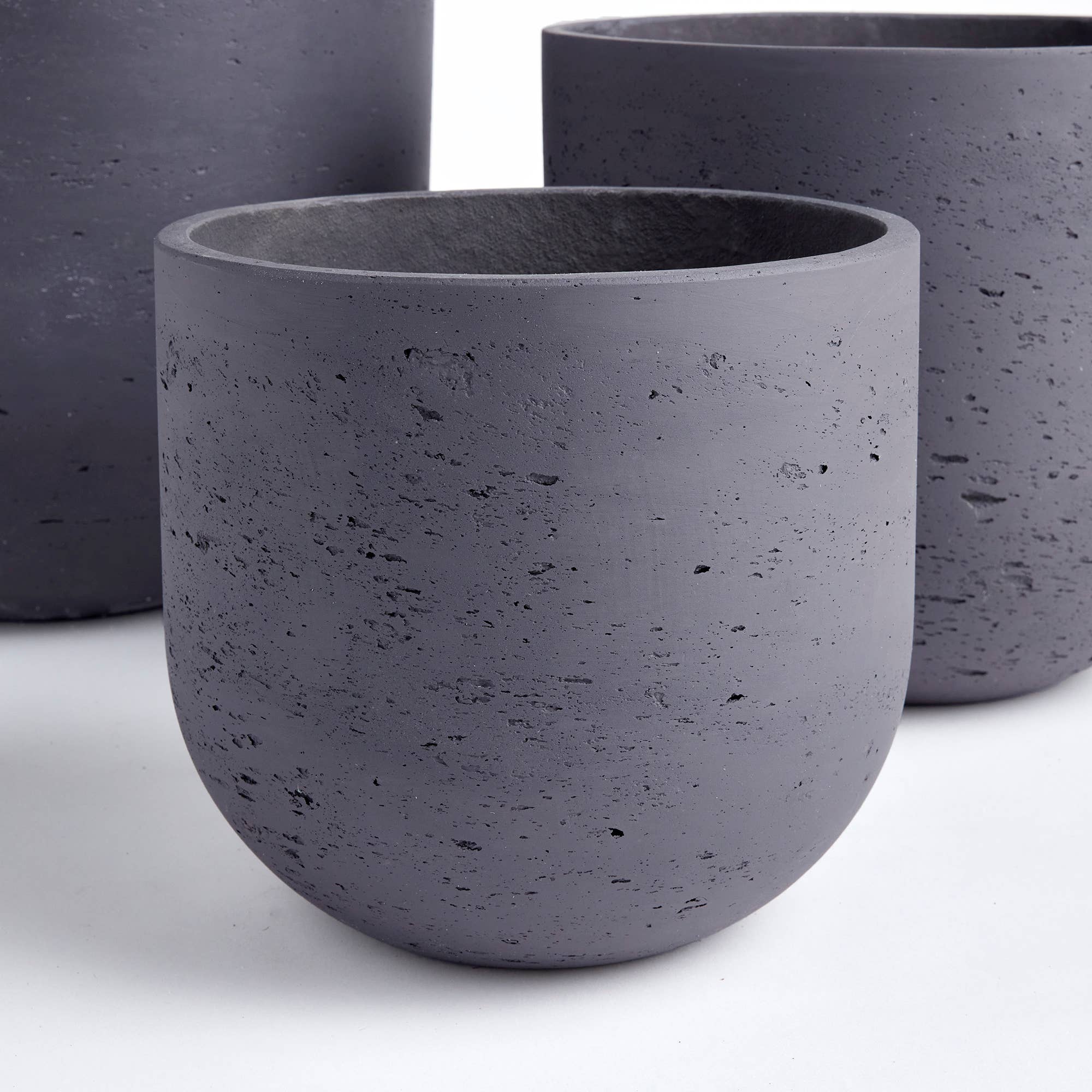 Concretelite Terranea Pots, Black