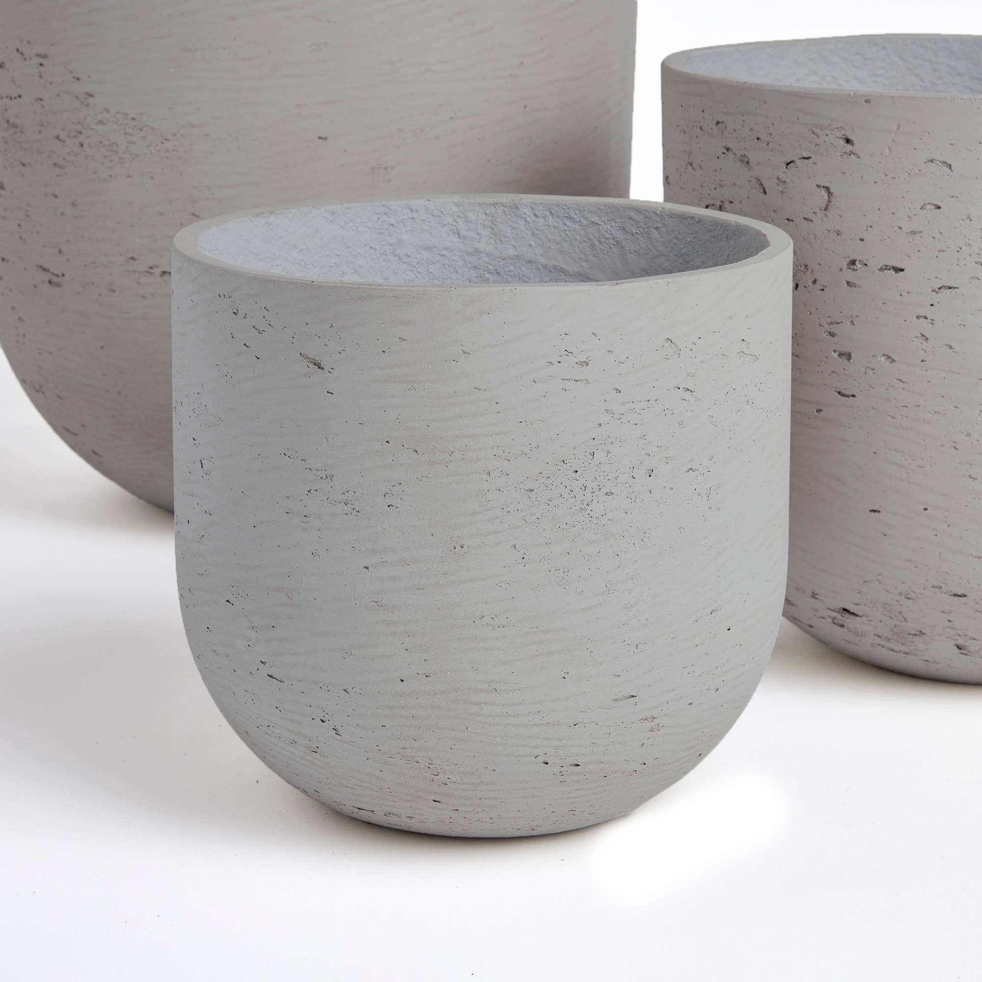 Concretelite Terranea Pots, Gray
