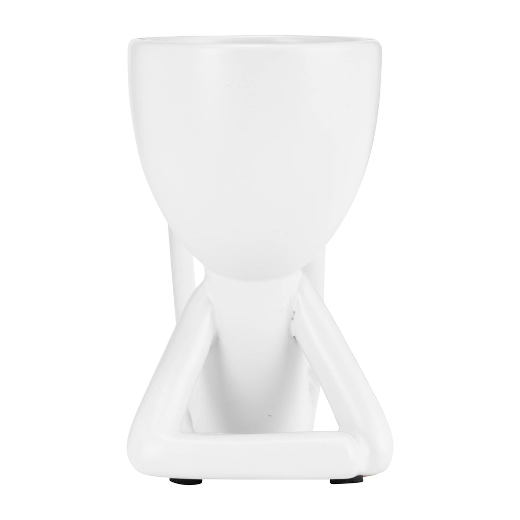 White Ceramic Sitting Humans