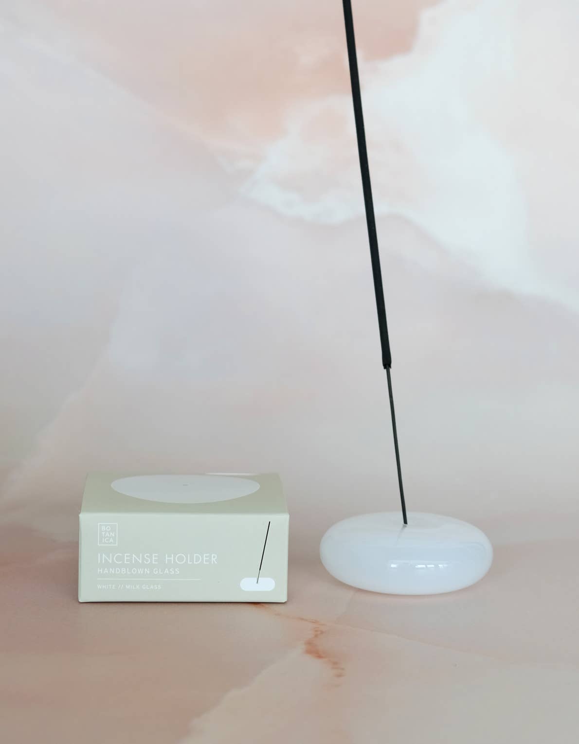 Glass Bubble Incense Holder