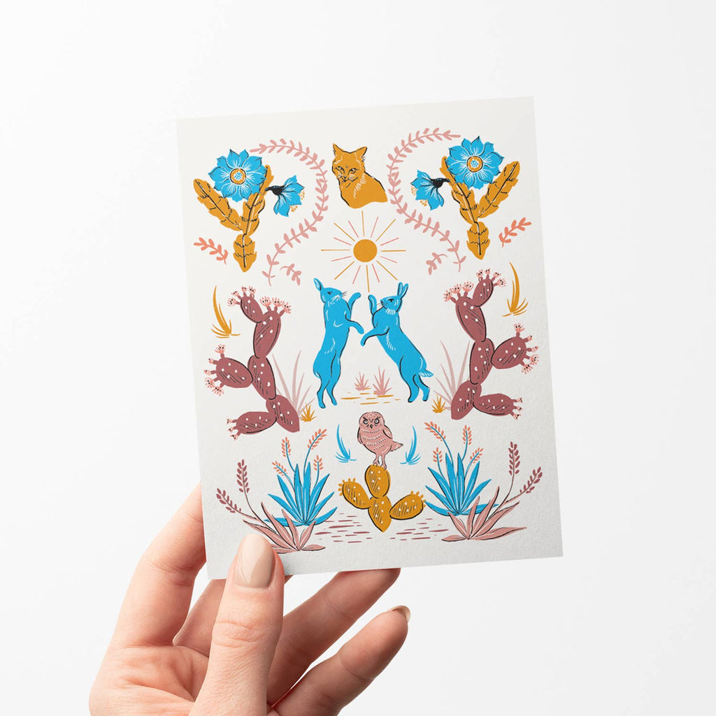 Blank Card: Desert Folk