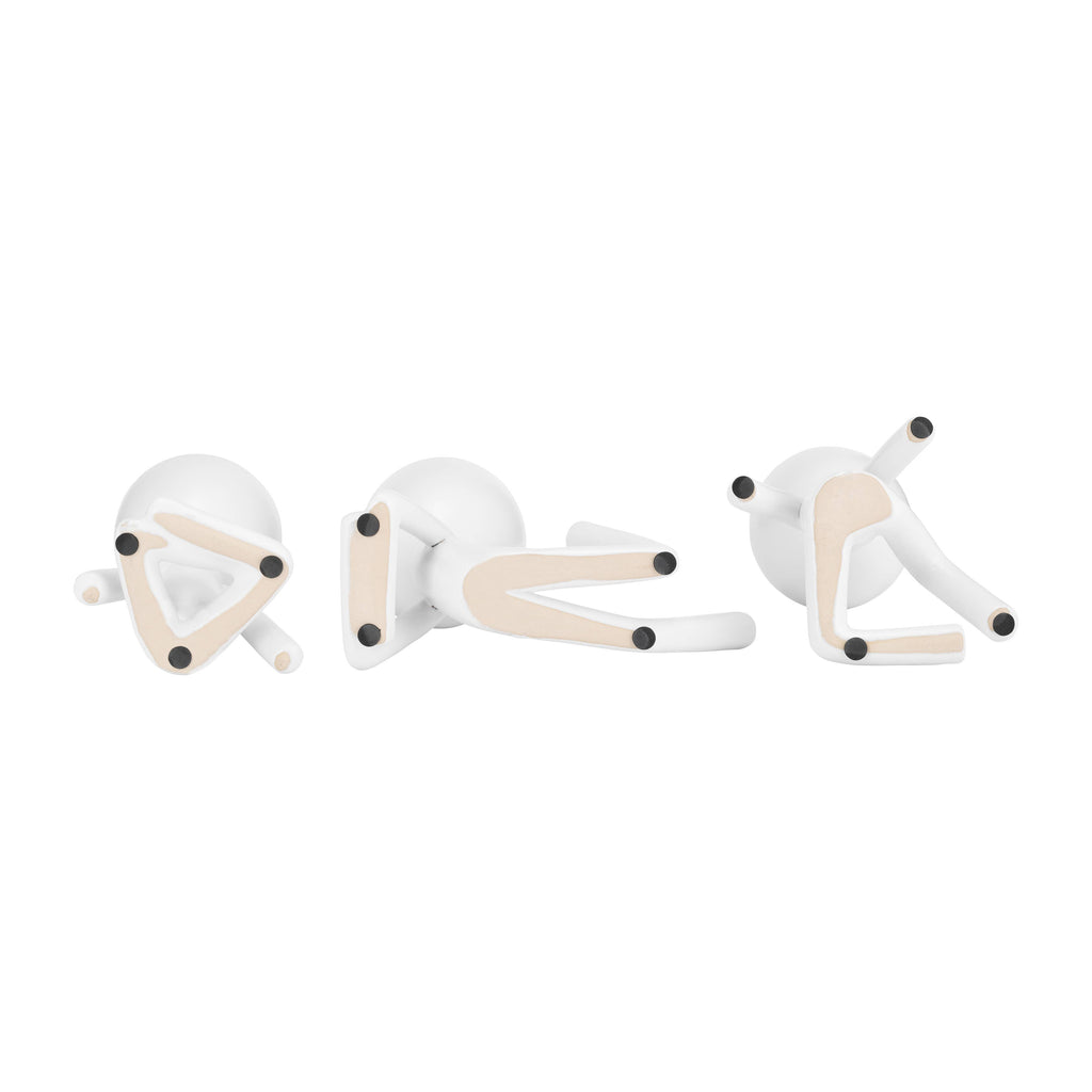 White Ceramic Sitting Humans