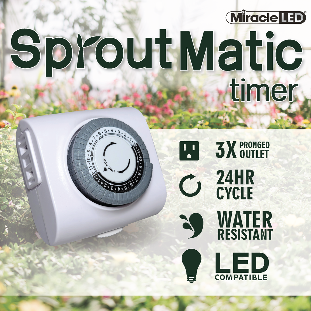 SproutMatic 2-Outlet Automatic Grow Light Timer