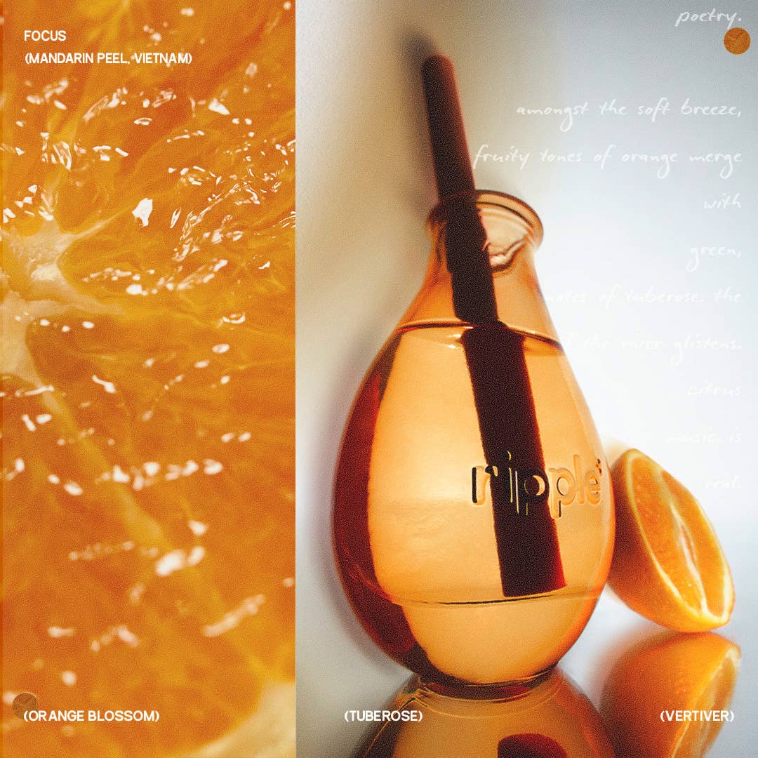 Ripple⁺ Focus Reed Diffuser – Orange Blossom – 150ml
