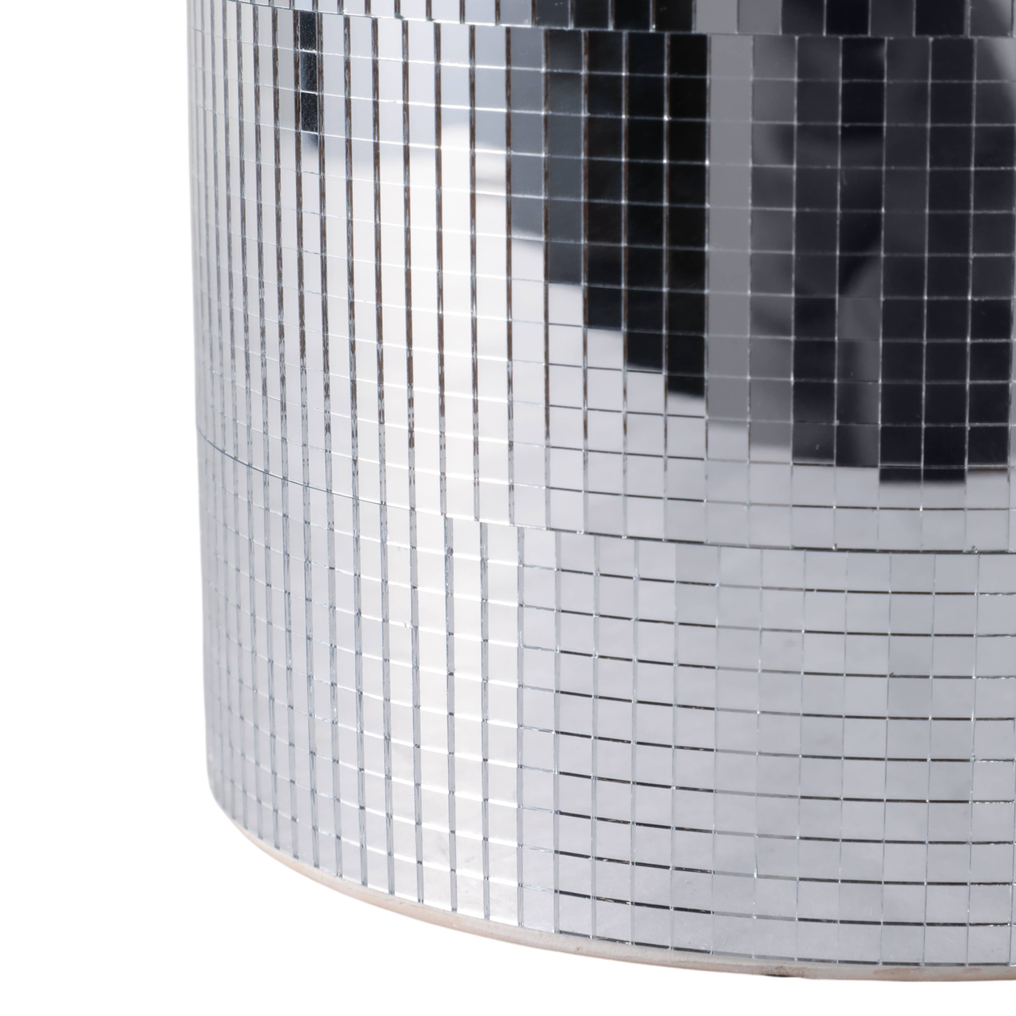 Ceramic Elegant Disco Planters  - Silver,