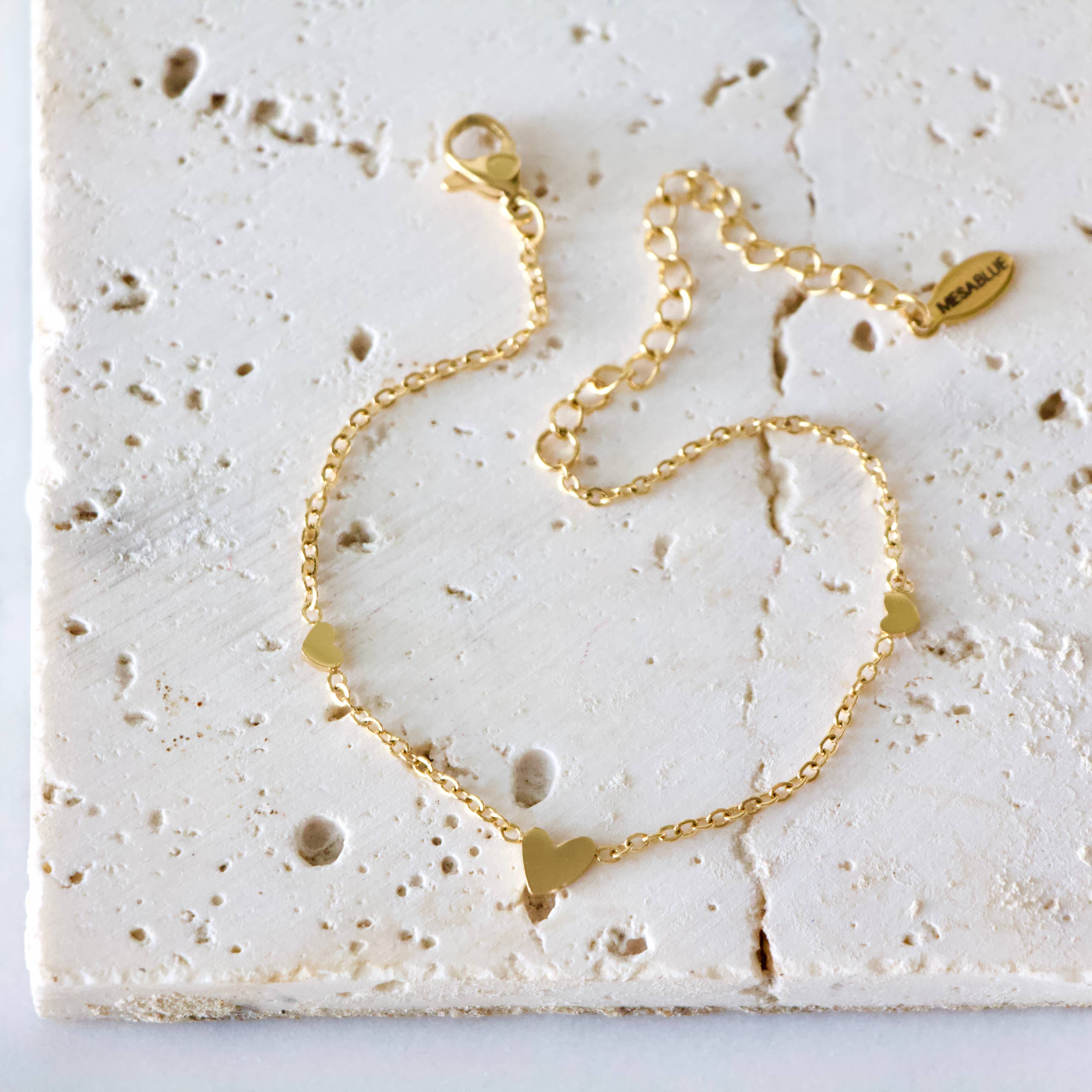 Triple Heart Bracelet - Waterproof