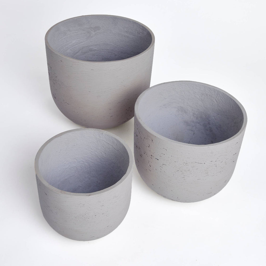 Concretelite Terranea Pots, Gray