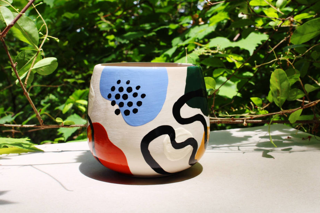 Round Planter Pot | Ceramic | Design-Real Autumn