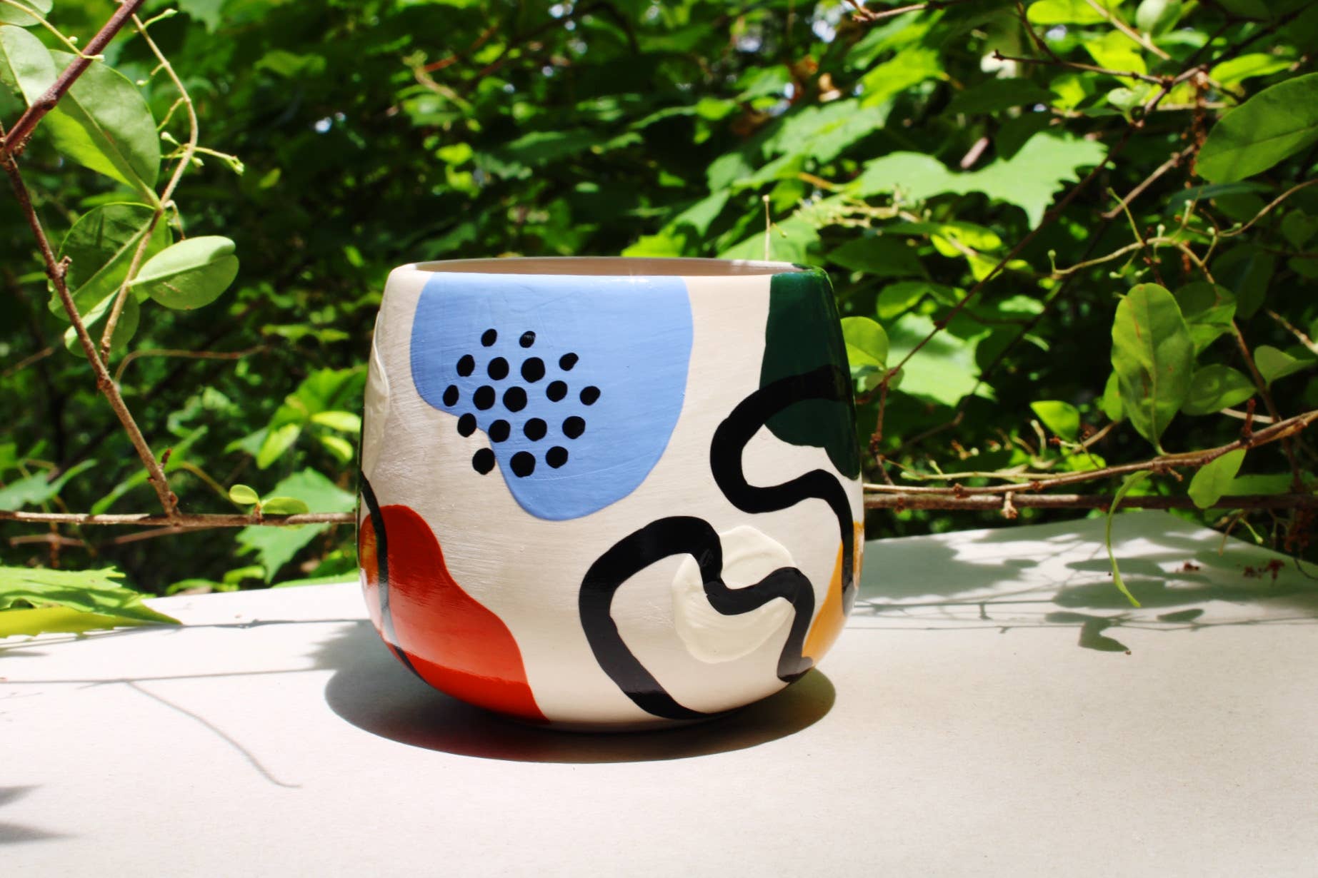 Round Planter Pot | Ceramic | Design-Real Autumn