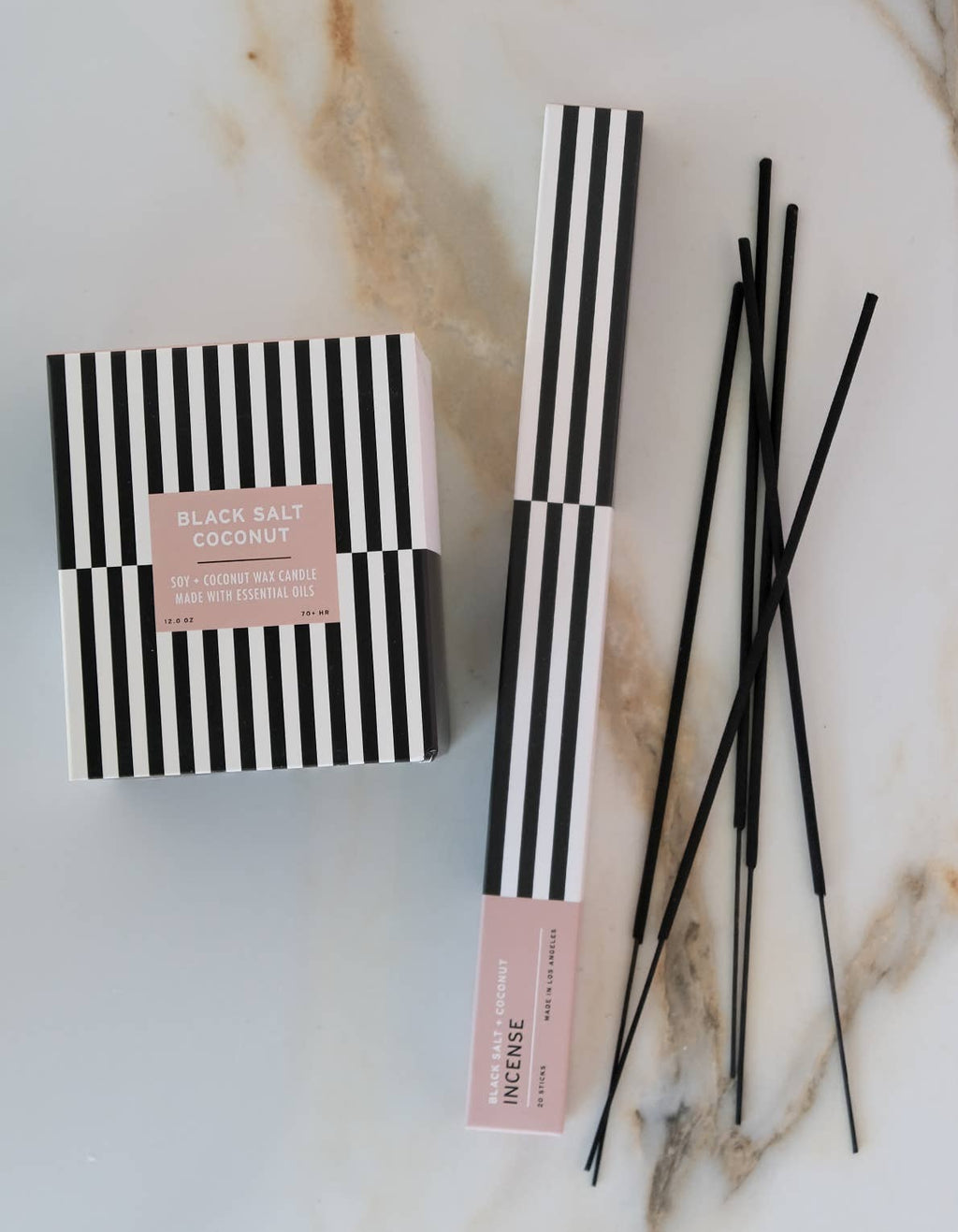 Essentials: Black Salt + Coconut Incense