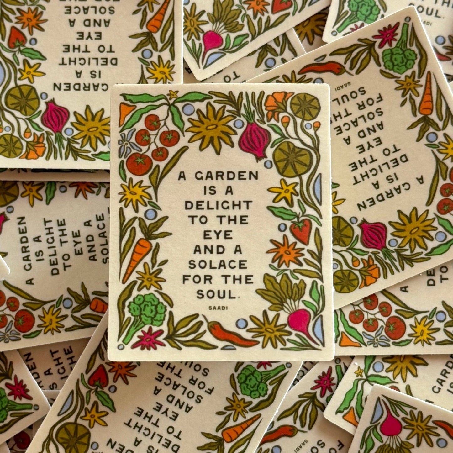 Garden Delight - Vinyl Sticker