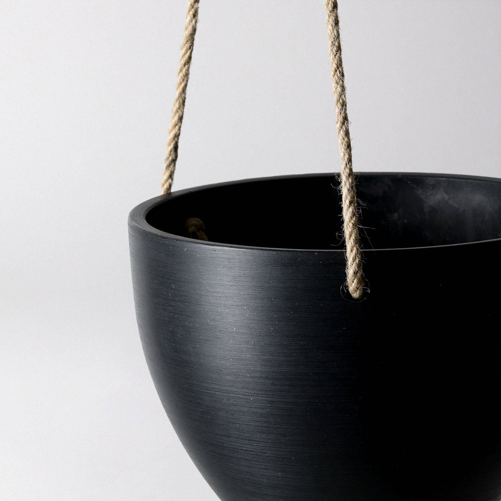 8" | 12" Signature Stone Hanging Planter Pot | 4 Colorways