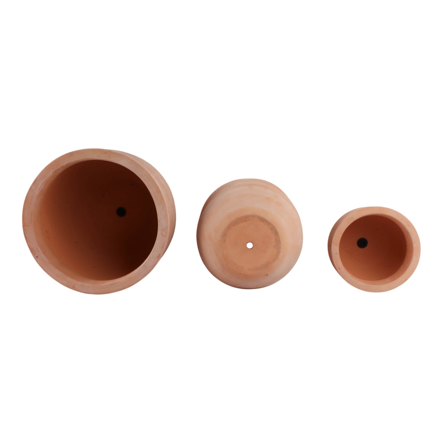 Ceramic Ribbed Planter Pots