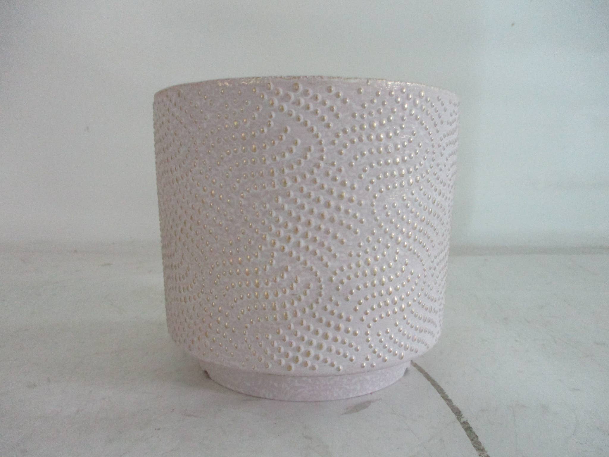 BEADED ELEGANCE PLANTER, 5.51" NESTED WITH 80301