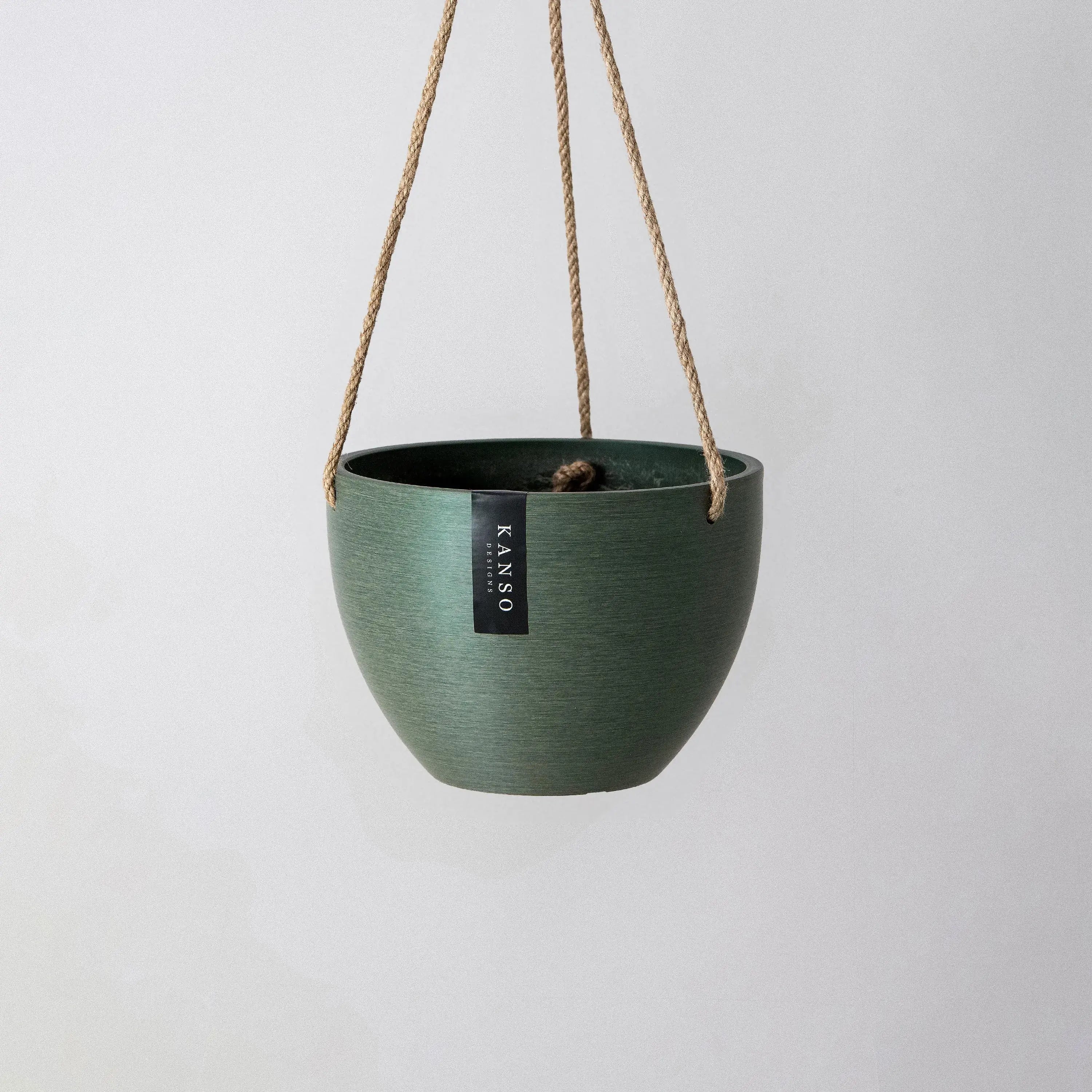 8" | 12" Signature Stone Hanging Planter Pot | 4 Colorways