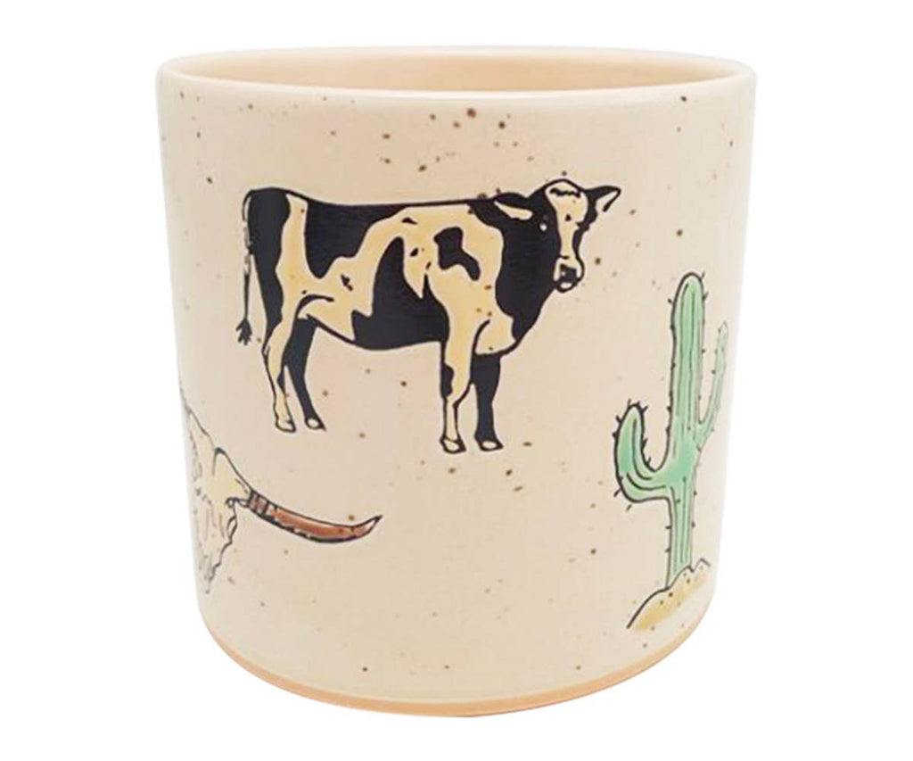 WESTERN ICON  PLANTER 6.5" , 5"/6.5" NESTED WITH 78143