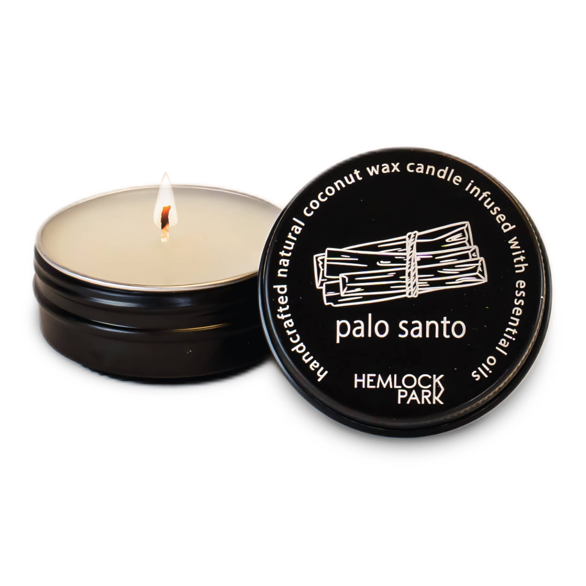 Palo Santo | 1 oz Travel Size Tea Light Candle