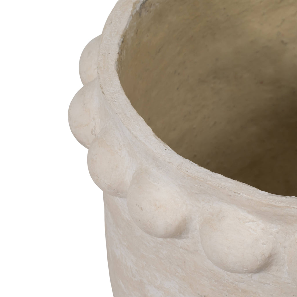 White Ceramic Bubble Rim