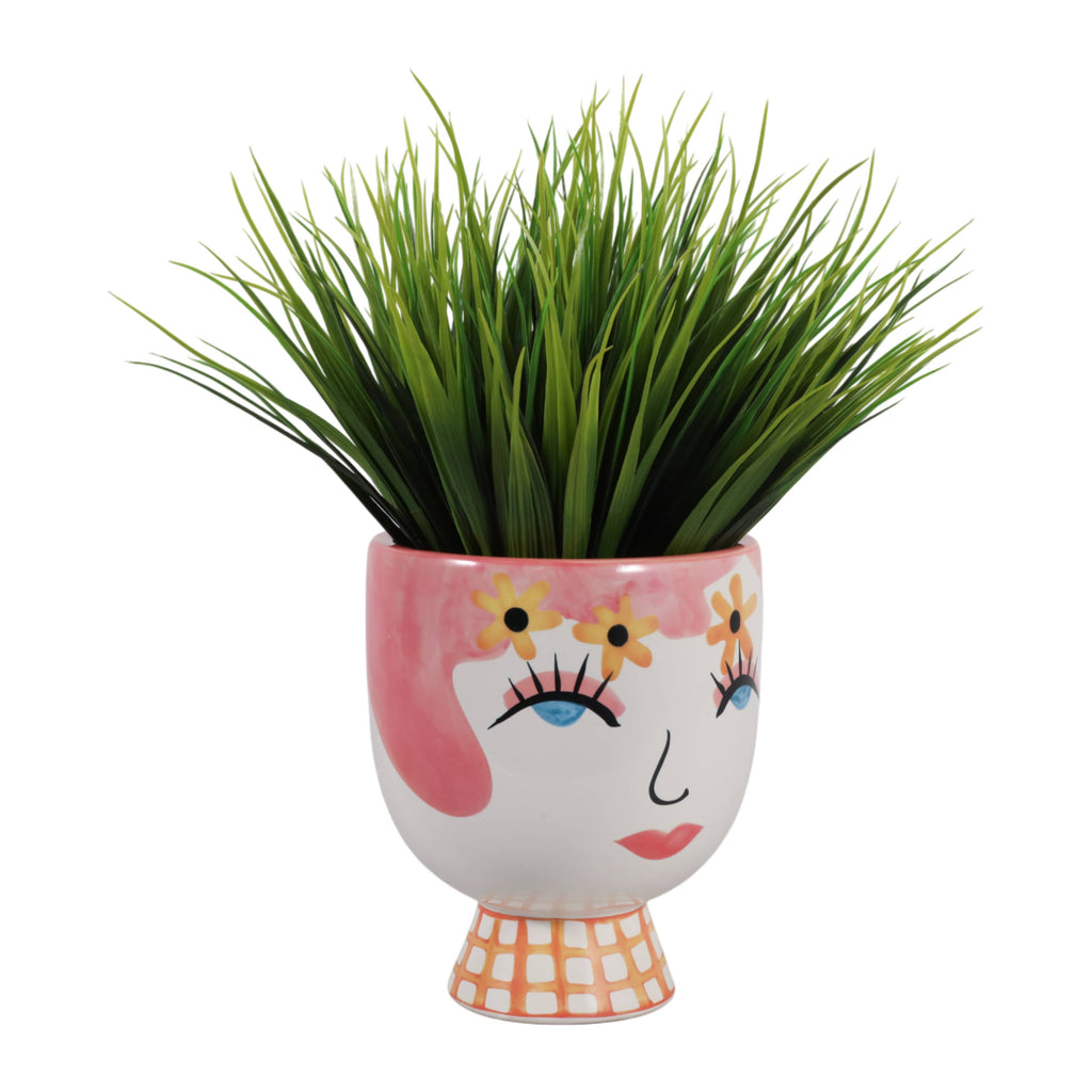 Pink Ceramic Frida Face Pretty Eyelash
