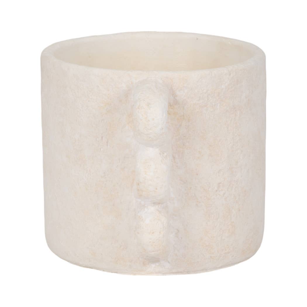 White Ceramic Round Multi-Loop Arch Handle