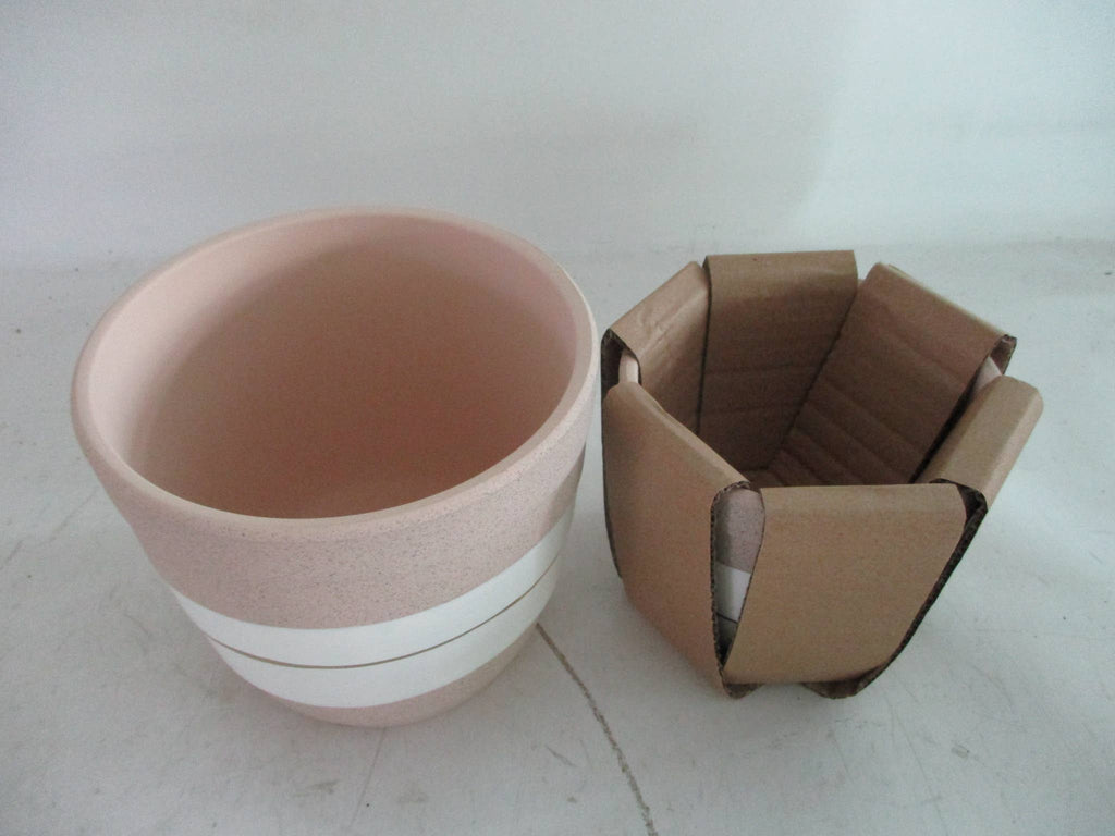 ORGANIC STRIPE PLANTER, 6.69" NESTED WITH 80291