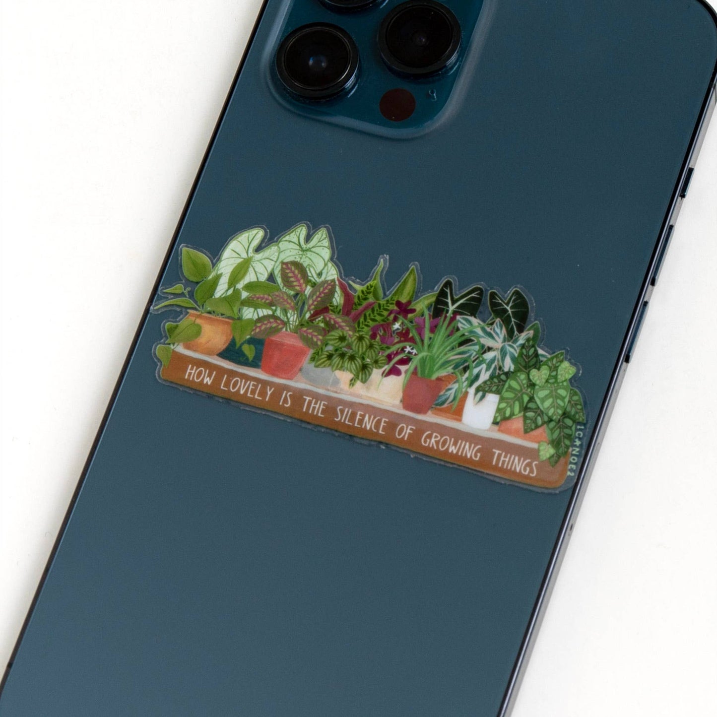 Houseplants Clear Decal Sticker