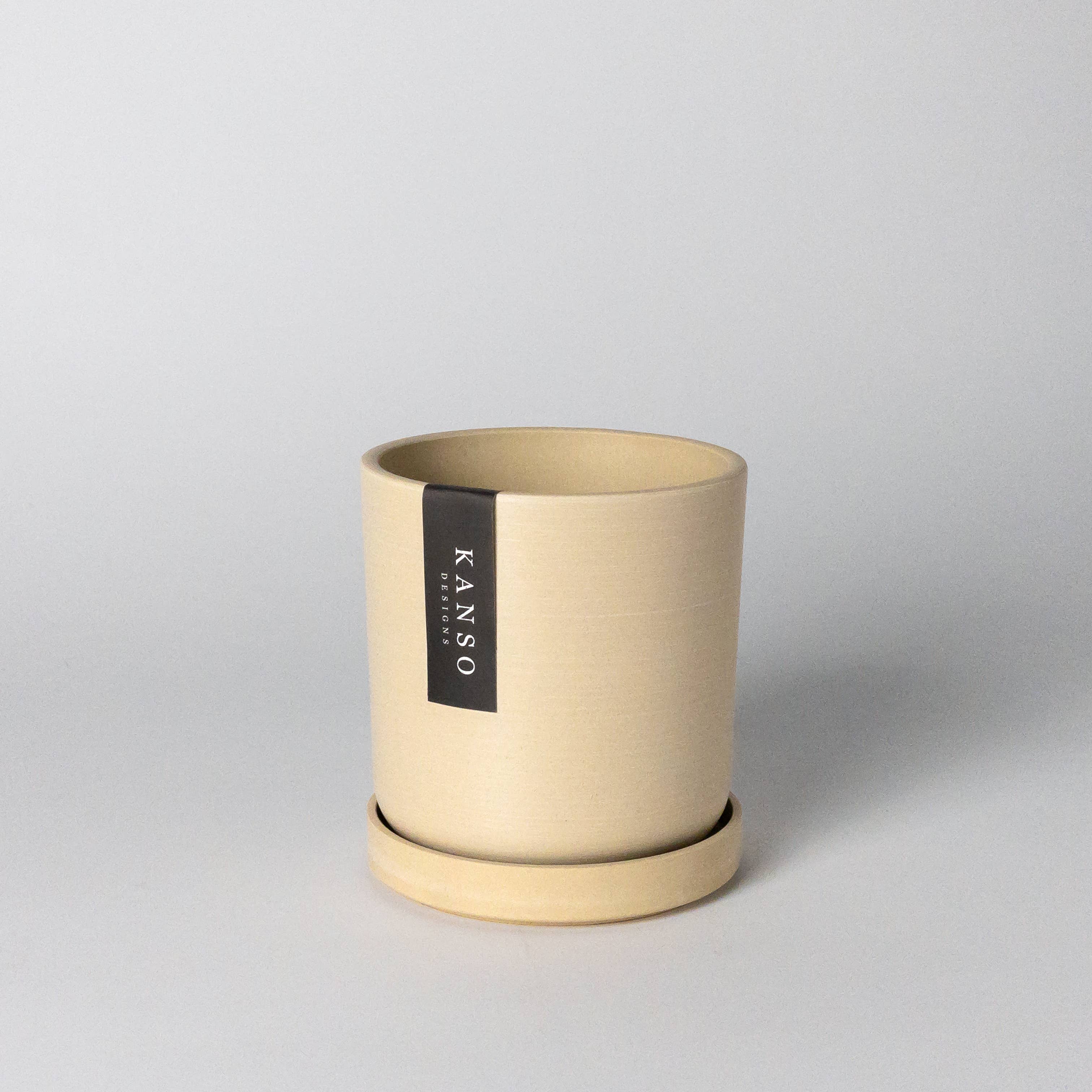 7" & 4" Signature Planters & Saucer | Earth Tones