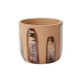 Bronze Brushtroke Pot 7.75"