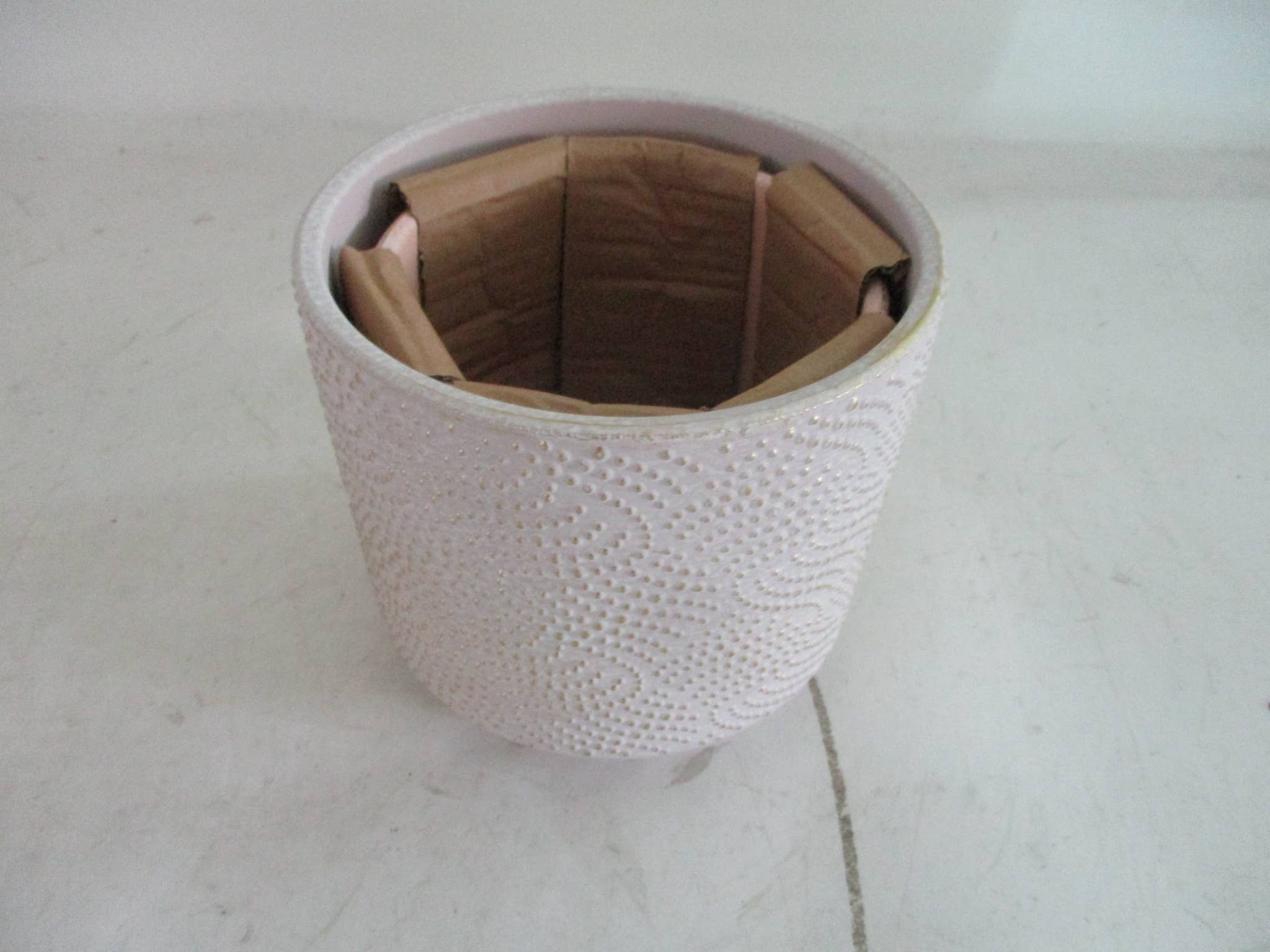 BEADED ELEGANCE PLANTER, 6.69" NESTED WITH 80302