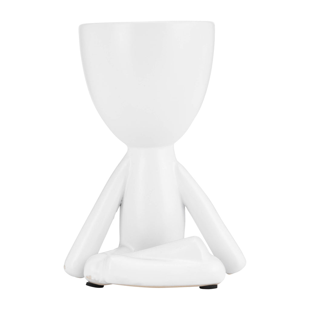 White Ceramic Sitting Humans
