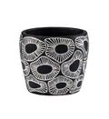 Black Amoeba Planter - Geometric - Modern  Item #17784