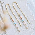 Beaded Threader Earrings